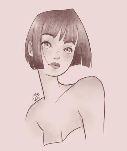 Simple study portrait