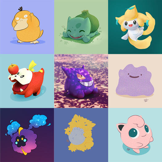 WIP - Favourite Pokémon for each type project