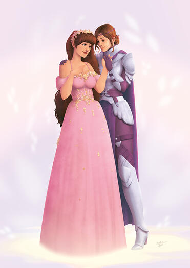 "And they were very close friends" - Commissioned illustration